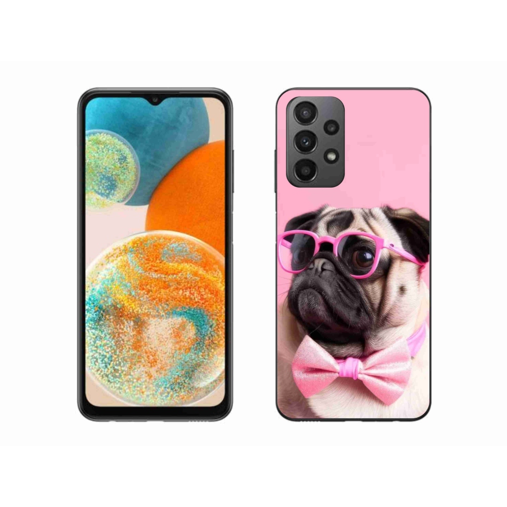 Gelový kryt mmCase na Samsung Galaxy A23 4G/5G - stylový mops