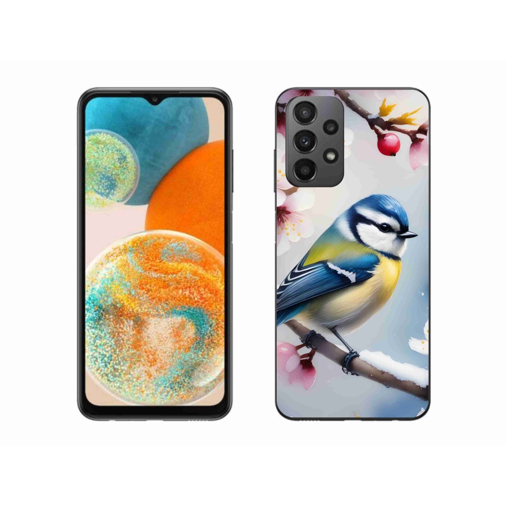 Gelový kryt mmCase na Samsung Galaxy A23 4G/5G - sýkorka