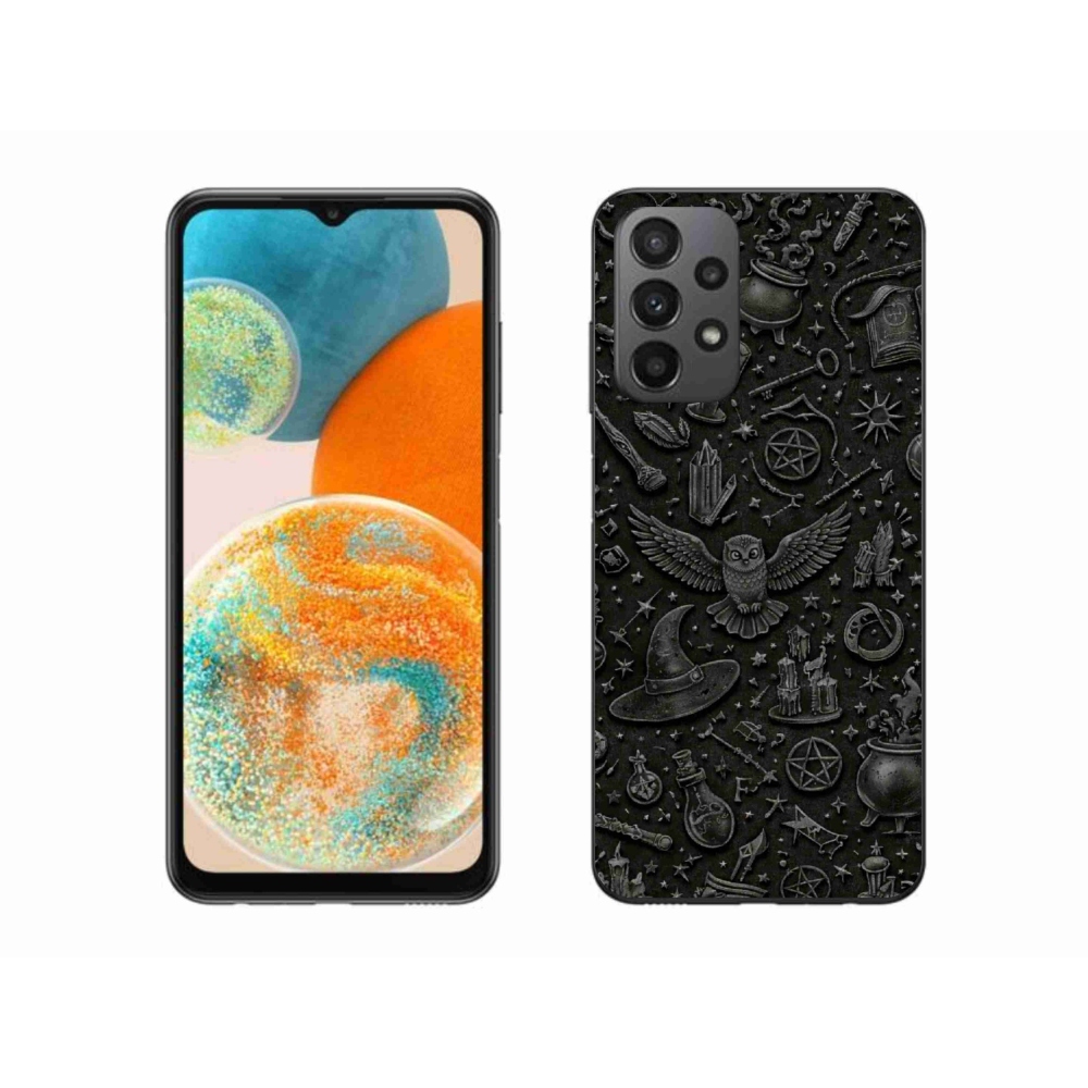 Gelový kryt mmCase na Samsung Galaxy A23 4G/5G - tmavý magický svět