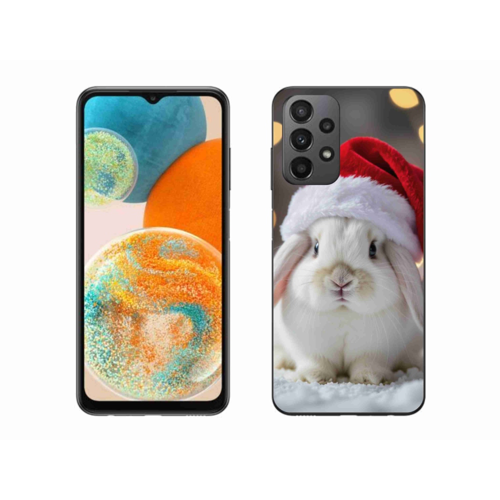 Gelový kryt mmCase na Samsung Galaxy A23 4G/5G - vánoční králík