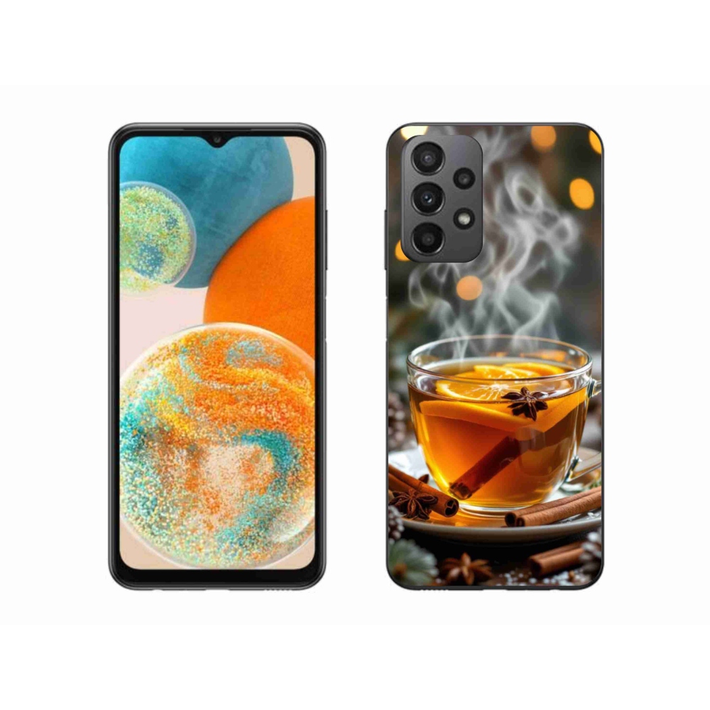 Gelový kryt mmCase na Samsung Galaxy A23 4G/5G - vánoční punč