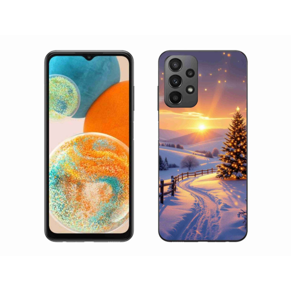 Gelový kryt mmCase na Samsung Galaxy A23 4G/5G - zimní krajina