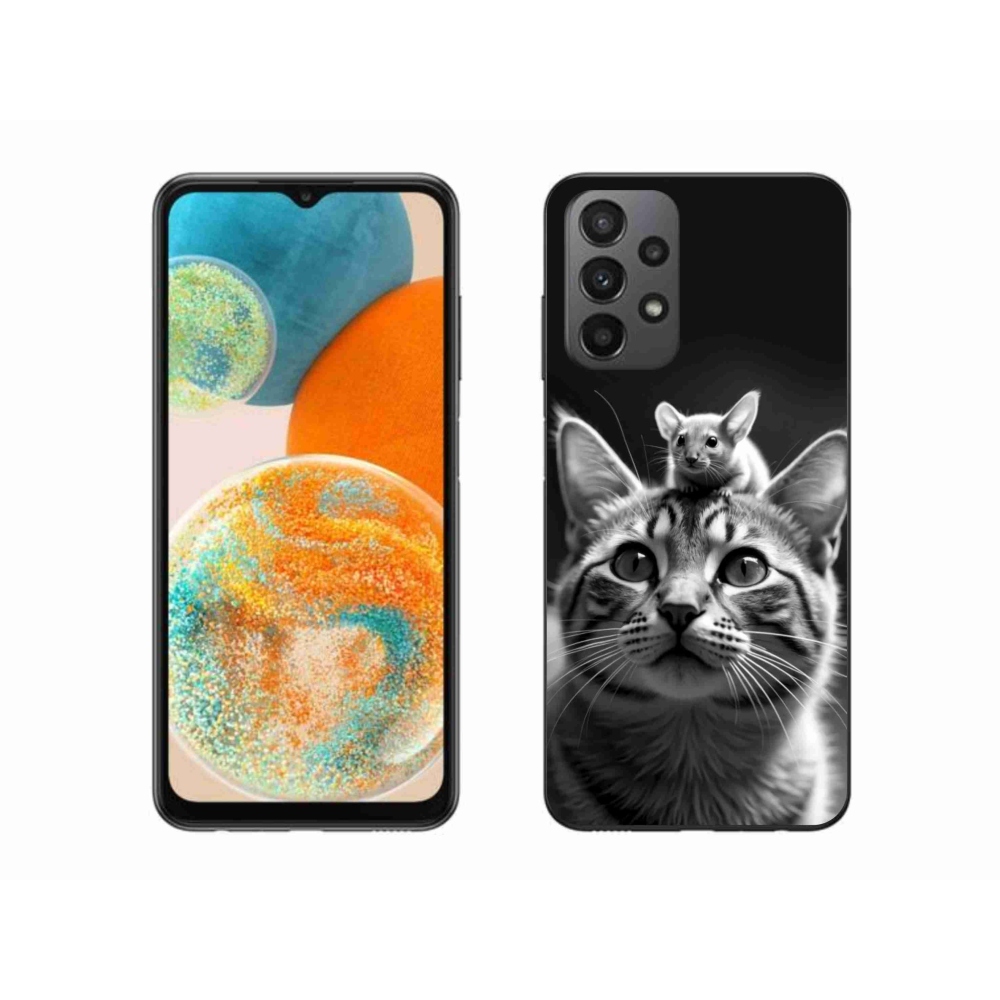 Gelový kryt mmCase na Samsung Galaxy A23 4G/5G - zvířecí přátelství 2