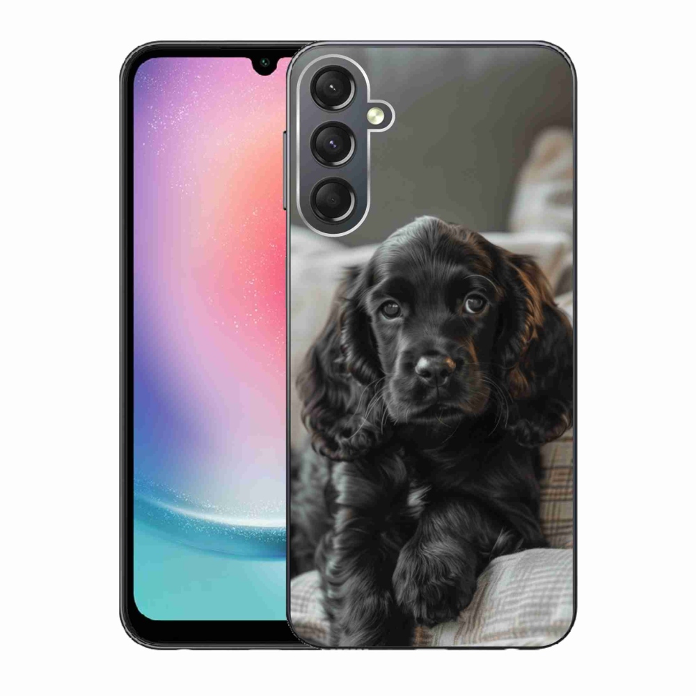 Gelový kryt mmCase na Samsung Galaxy A24 - anglický kokršpaněl