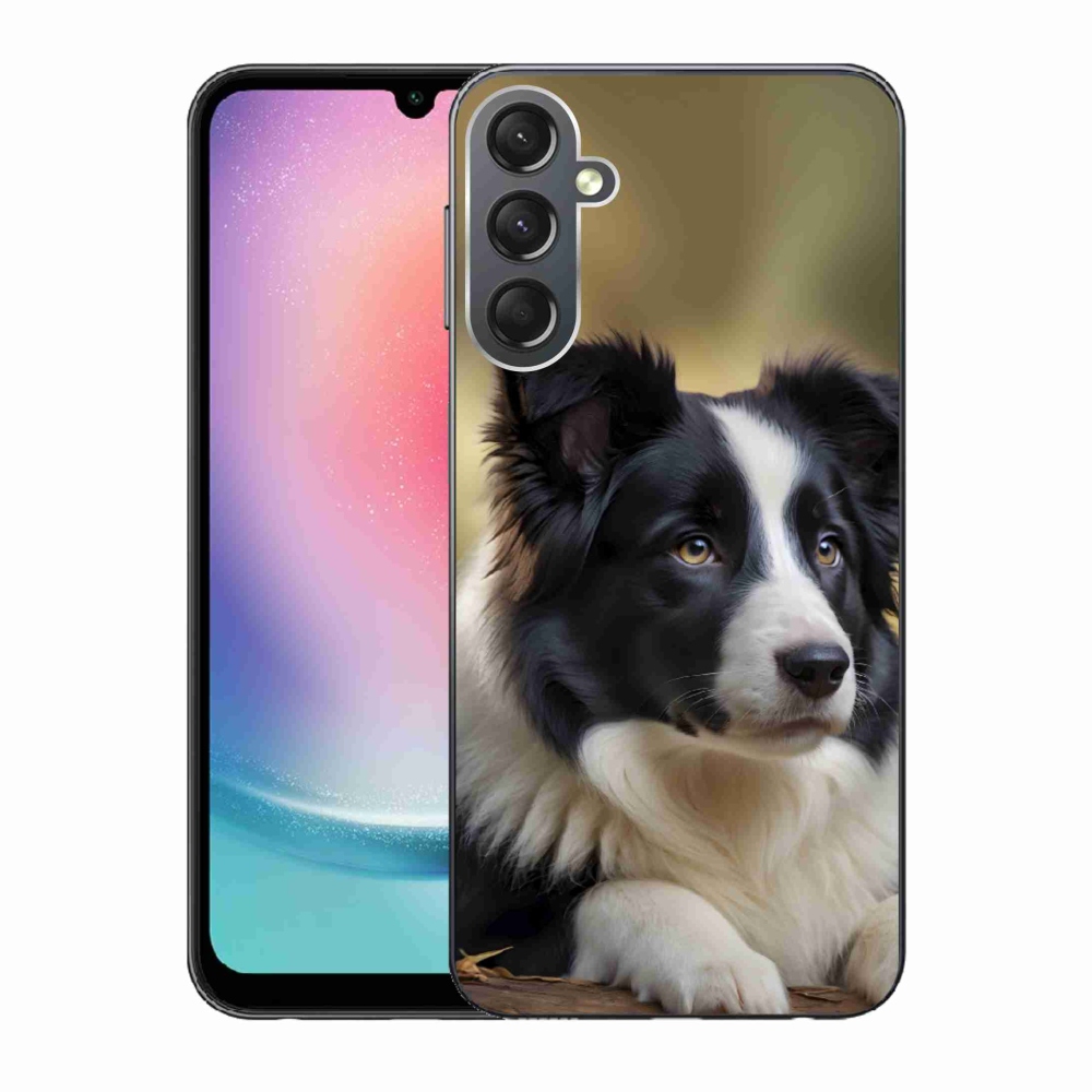 Gelový kryt mmCase na Samsung Galaxy A24 - border kolie 2