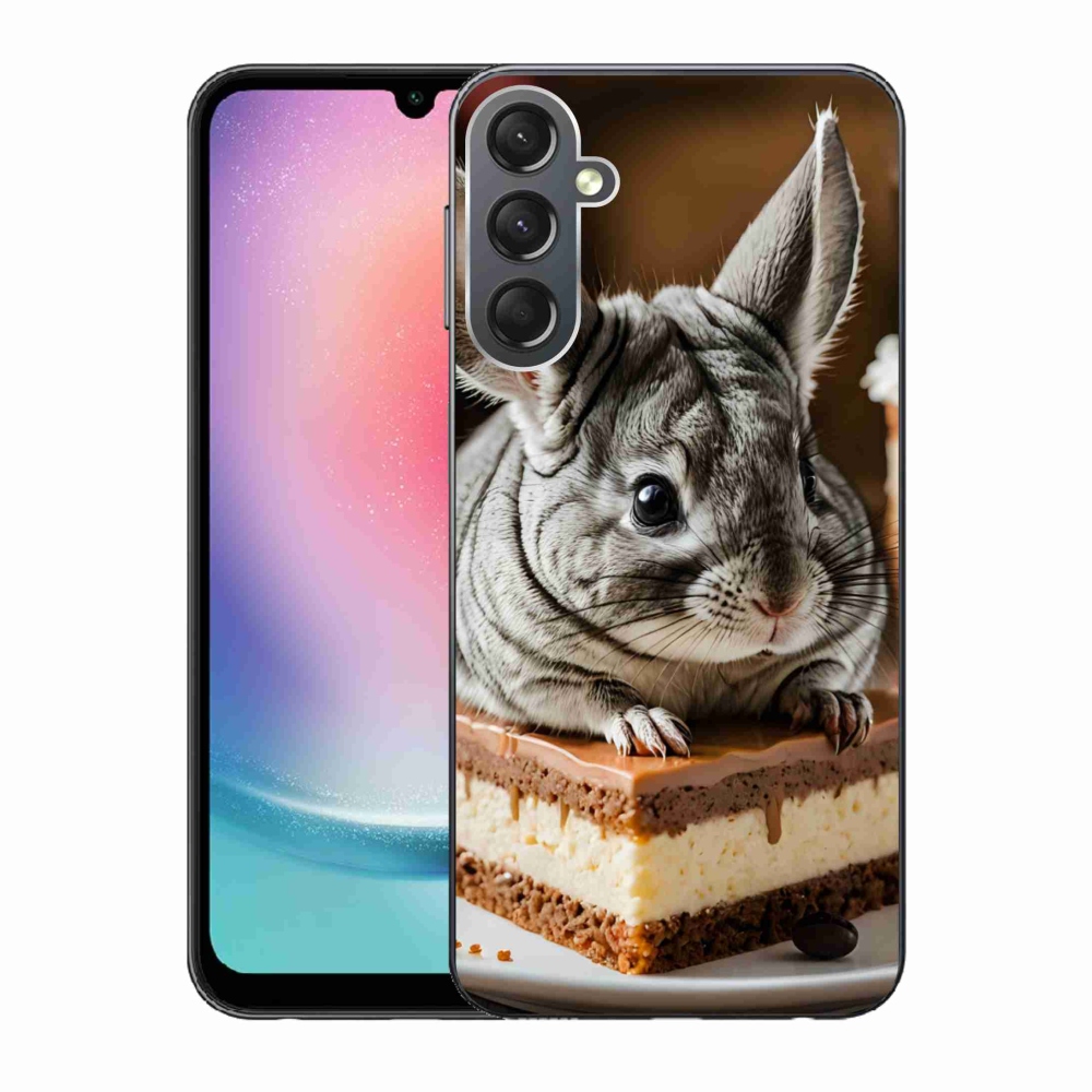 Gelový kryt mmCase na Samsung Galaxy A24 - činčila