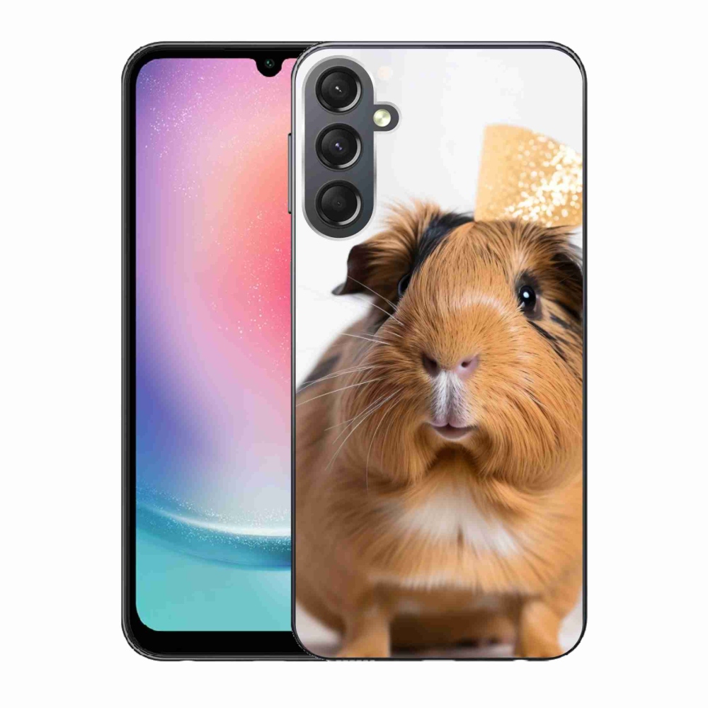 Gelový kryt mmCase na Samsung Galaxy A24 - hnědé morče