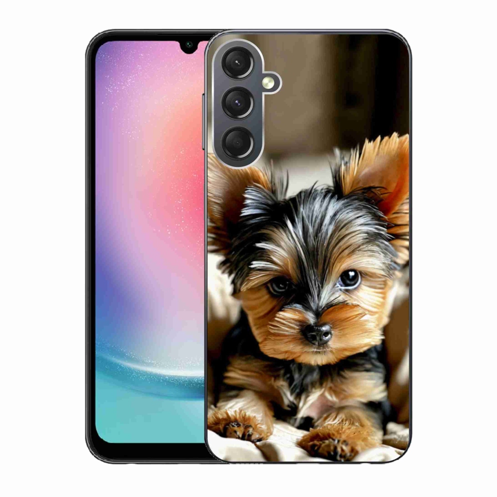 Gelový kryt mmCase na Samsung Galaxy A24 - jorkšír 11