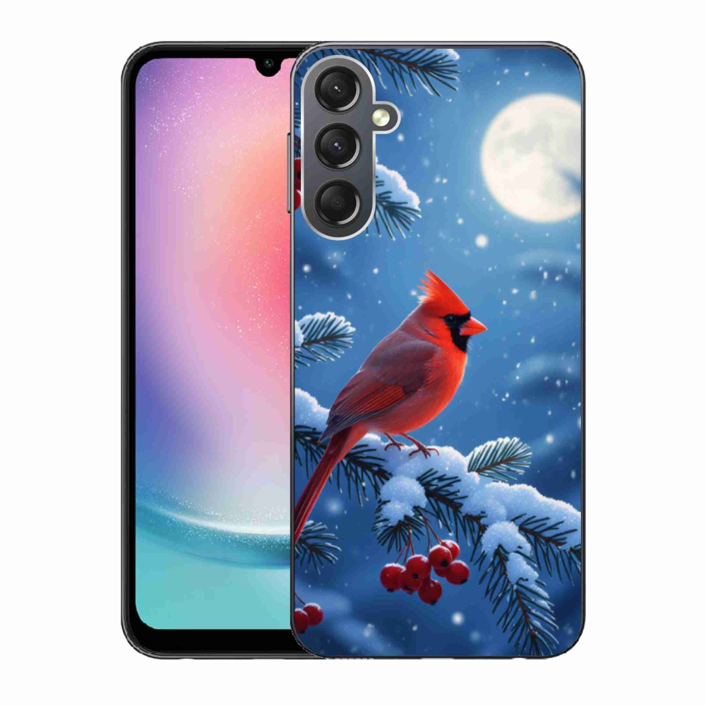 Gelový kryt mmCase na Samsung Galaxy A24 - kardinál červený