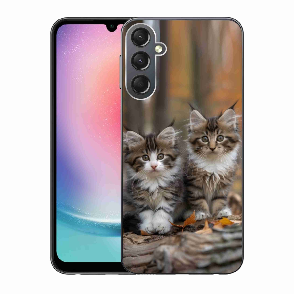 Gelový kryt mmCase na Samsung Galaxy A24 - kočičí duo 3