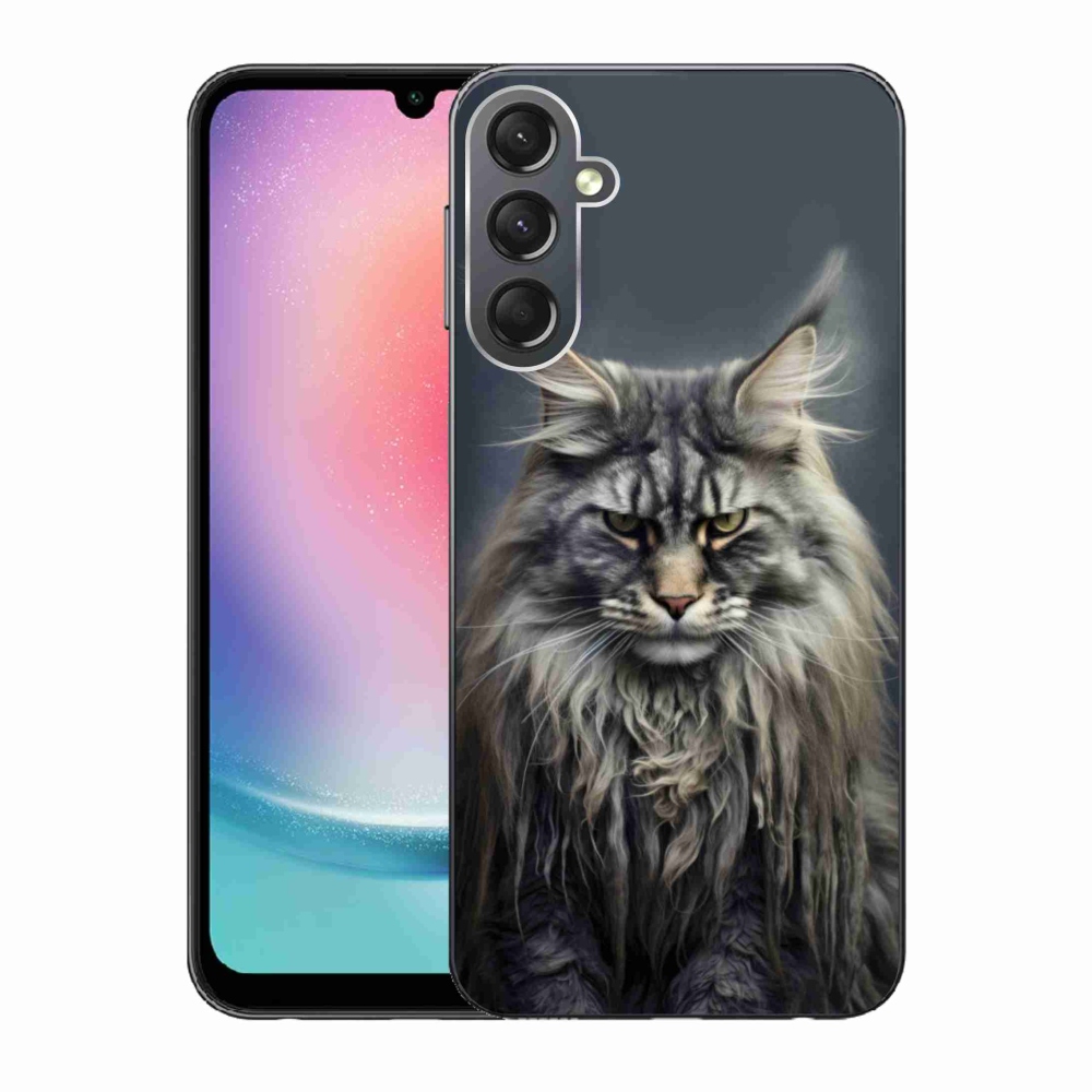 Gelový kryt mmCase na Samsung Galaxy A24 - kočíčí pohled 4