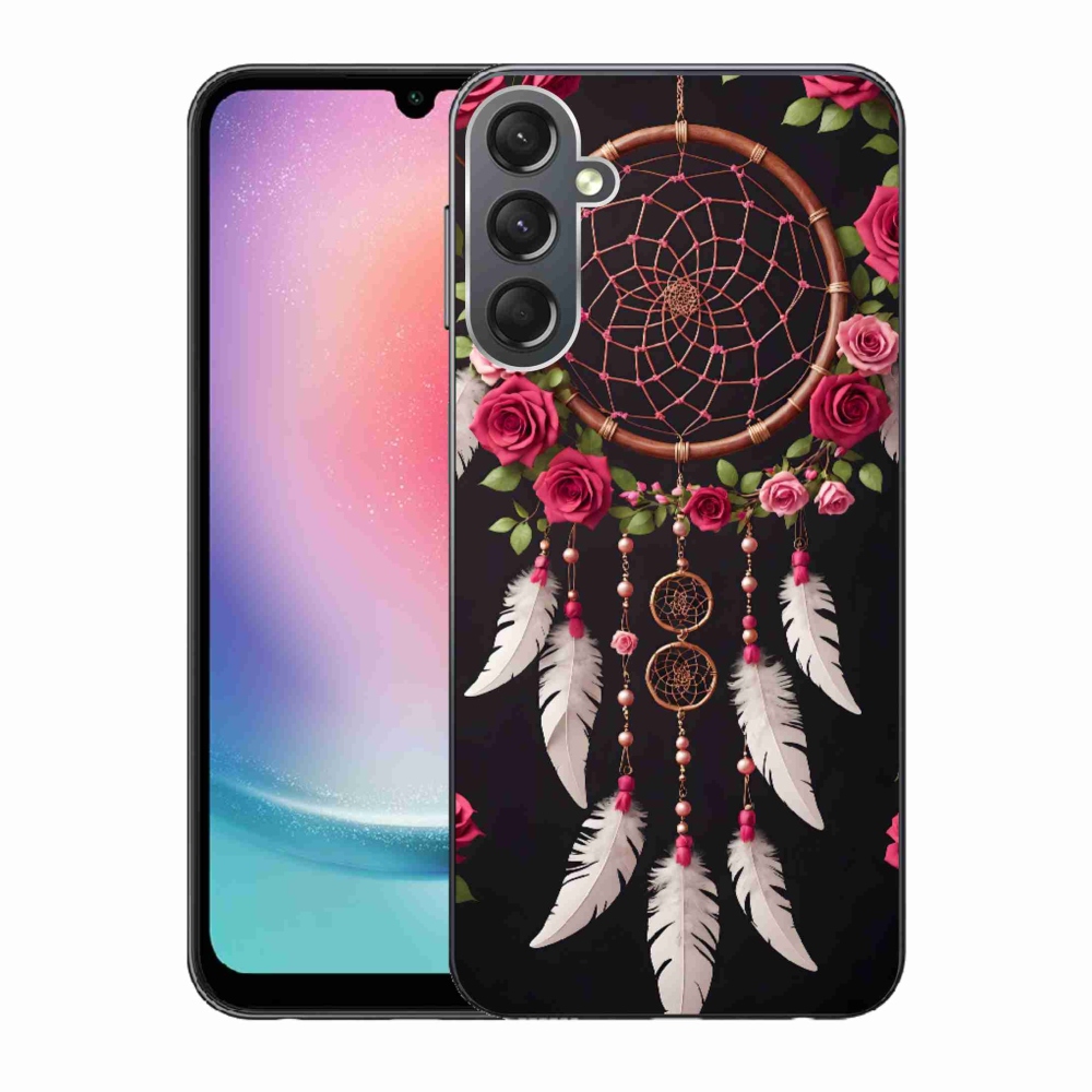 Gelový kryt mmCase na Samsung Galaxy A24 - lapač snů s růžemi