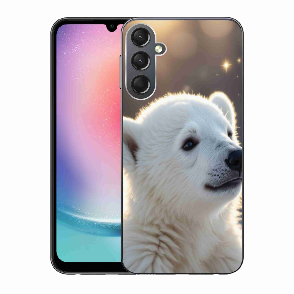 Gelový kryt mmCase na Samsung Galaxy A24 - lední medvěd