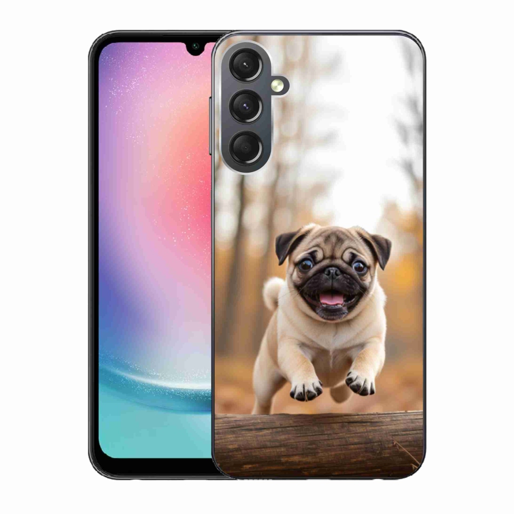 Gelový kryt mmCase na Samsung Galaxy A24 - mops 2