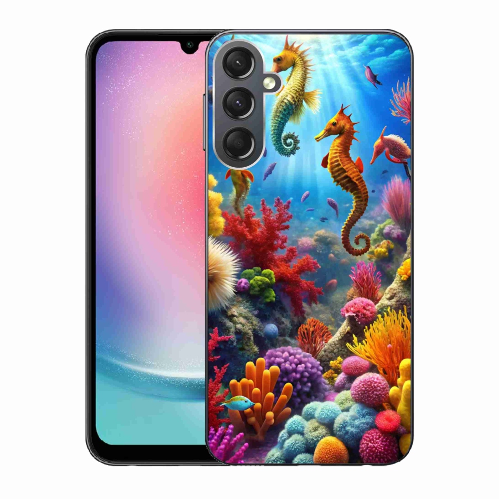 Gelový kryt mmCase na Samsung Galaxy A24 - mořský svět 3