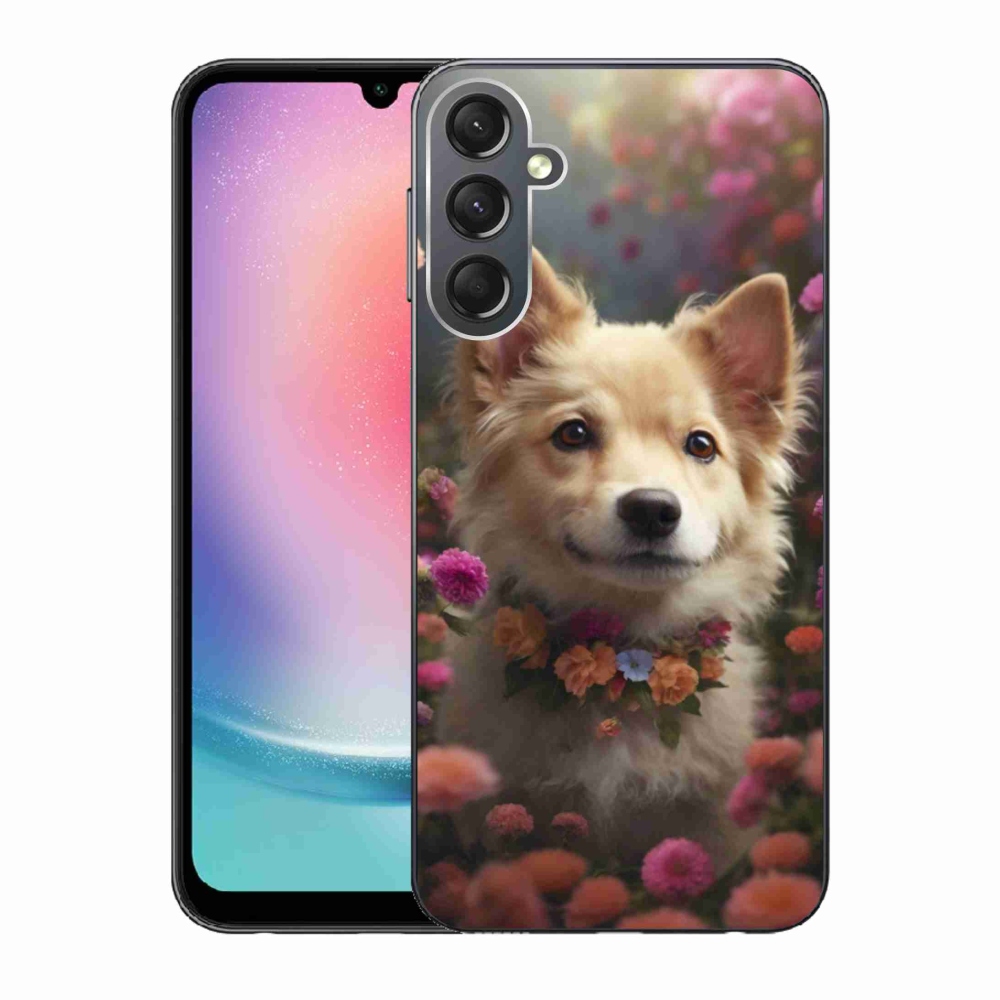 Gelový kryt mmCase na Samsung Galaxy A24 - německý špic