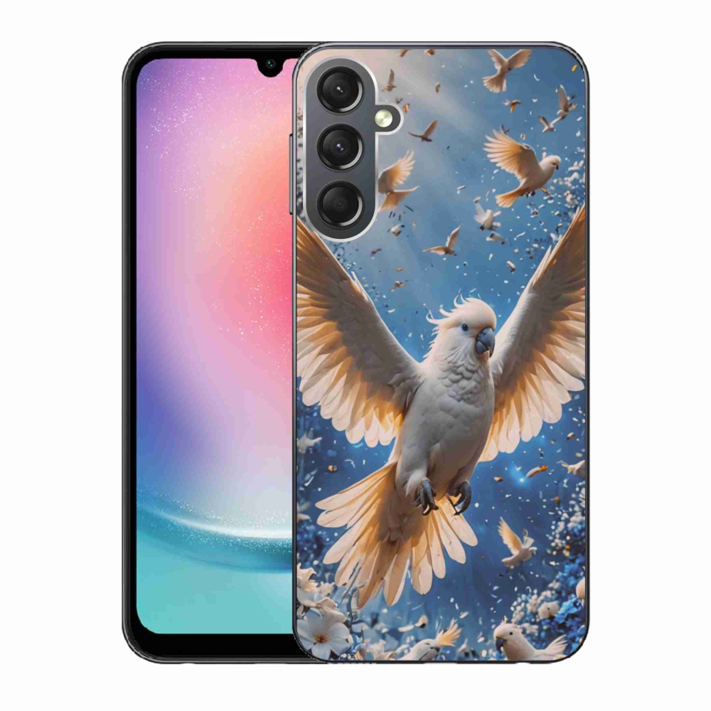 Gelový kryt mmCase na Samsung Galaxy A24 - papoušek kakadu
