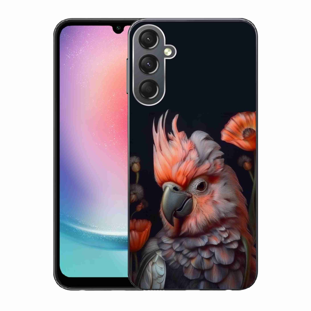 Gelový kryt mmCase na Samsung Galaxy A24 - papoušek kakadu v barvách