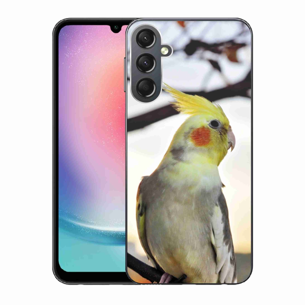 Gelový kryt mmCase na Samsung Galaxy A24 - papoušek korela