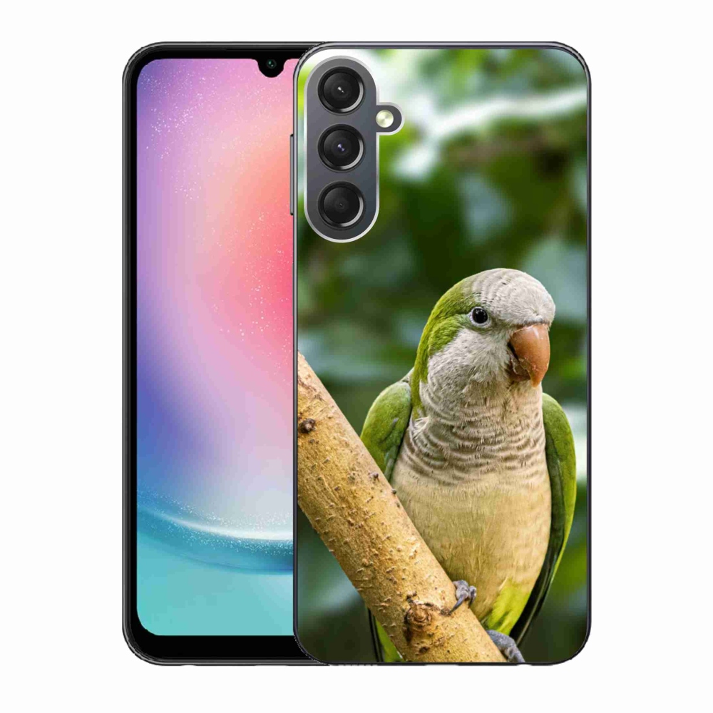 Gelový kryt mmCase na Samsung Galaxy A24 - papoušek mníšek