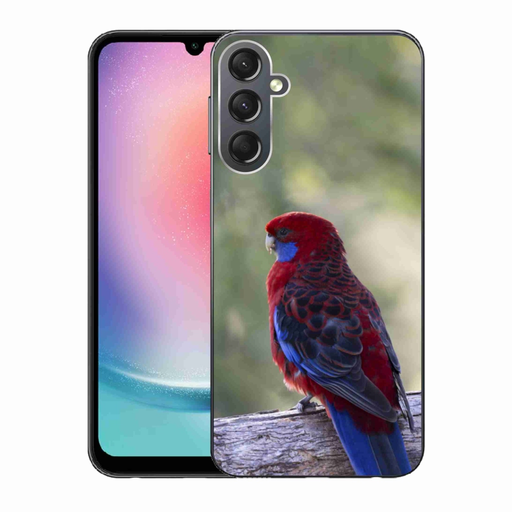 Gelový kryt mmCase na Samsung Galaxy A24 - papoušek rosela