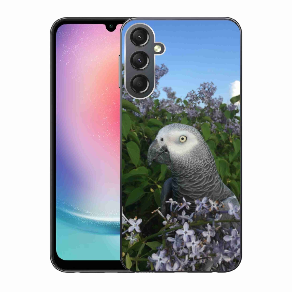 Gelový kryt mmCase na Samsung Galaxy A24 - papoušek žako