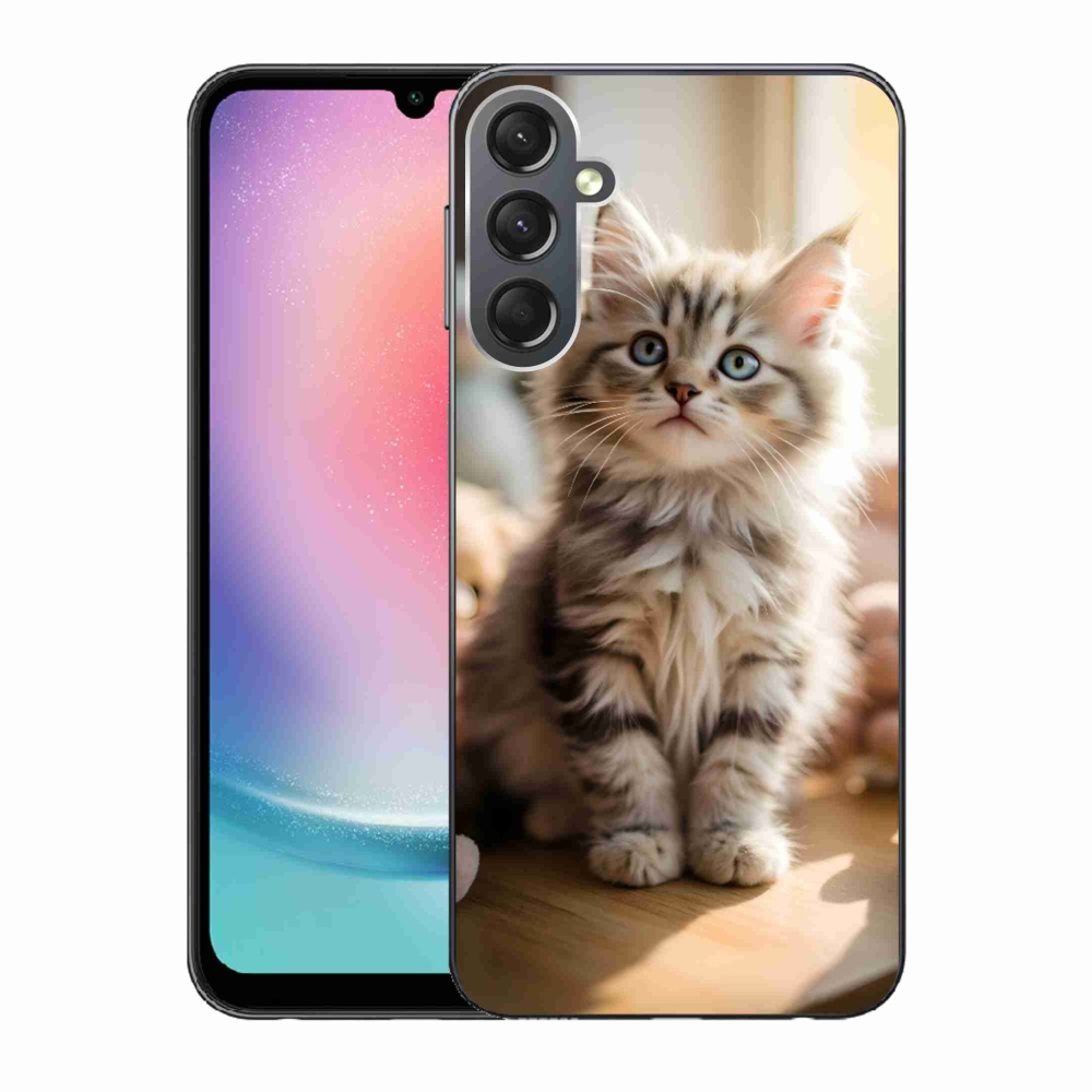 Gelový kryt mmCase na Samsung Galaxy A24 - roztomilé kotě 10