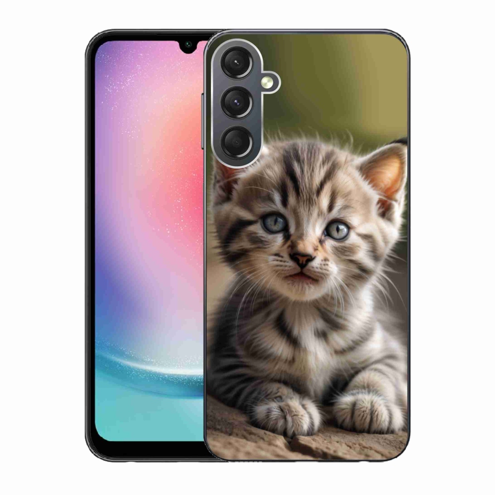 Gelový kryt mmCase na Samsung Galaxy A24 - roztomilé kotě 9