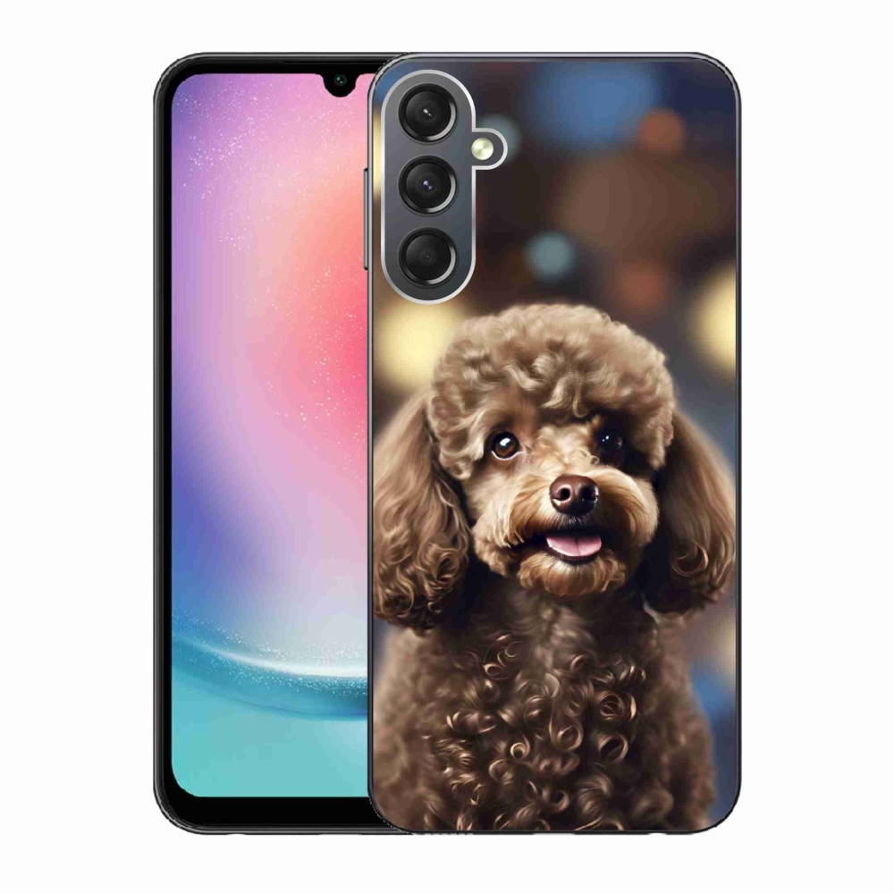 Gelový kryt mmCase na Samsung Galaxy A24 - roztomilý pudl
