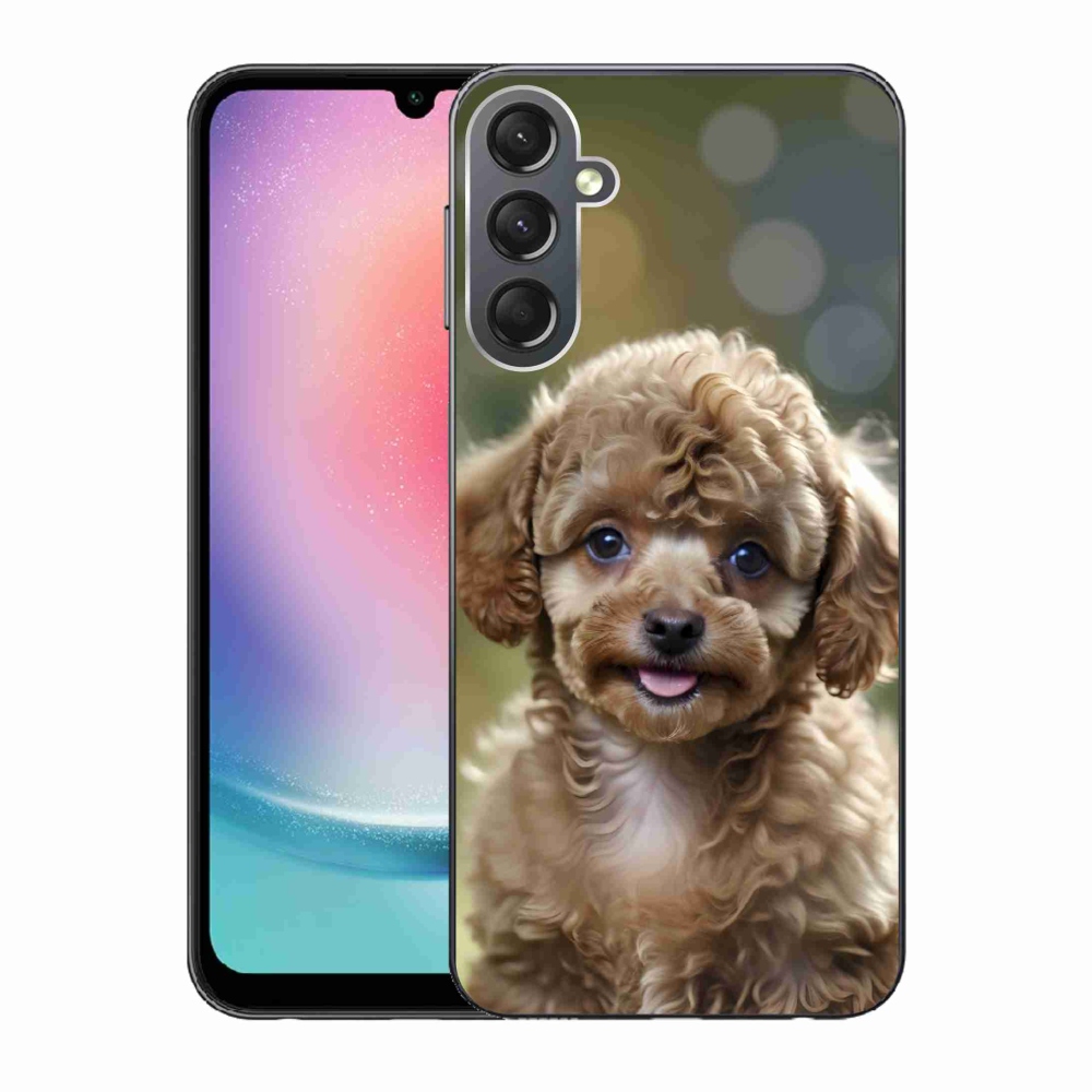 Gelový kryt mmCase na Samsung Galaxy A24 - roztomilý pudl