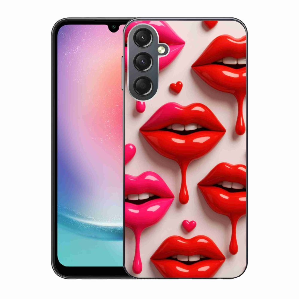 Gelový kryt mmCase na Samsung Galaxy A24 - rty 2