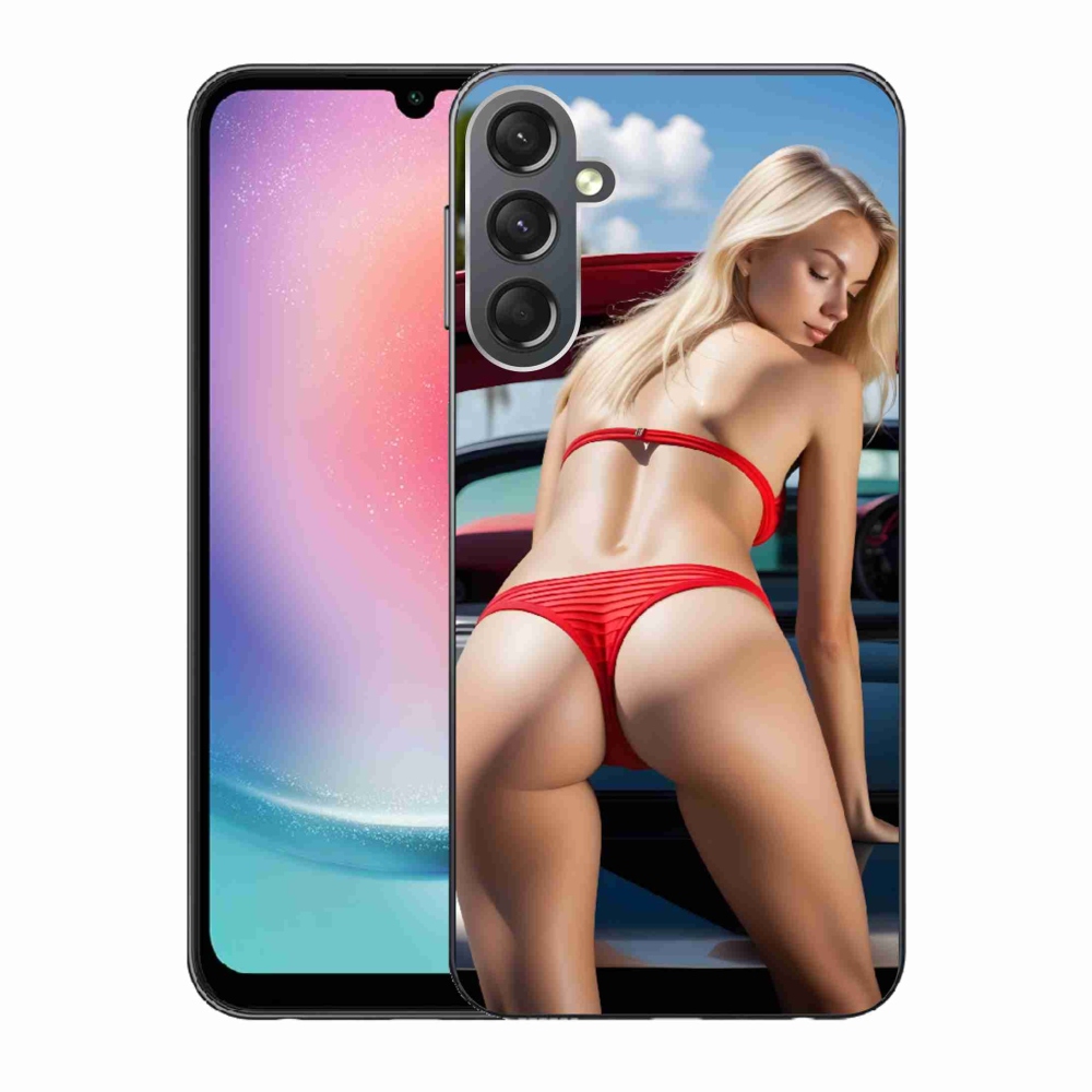 Gelový kryt mmCase na Samsung Galaxy A24 - sexy žena 2