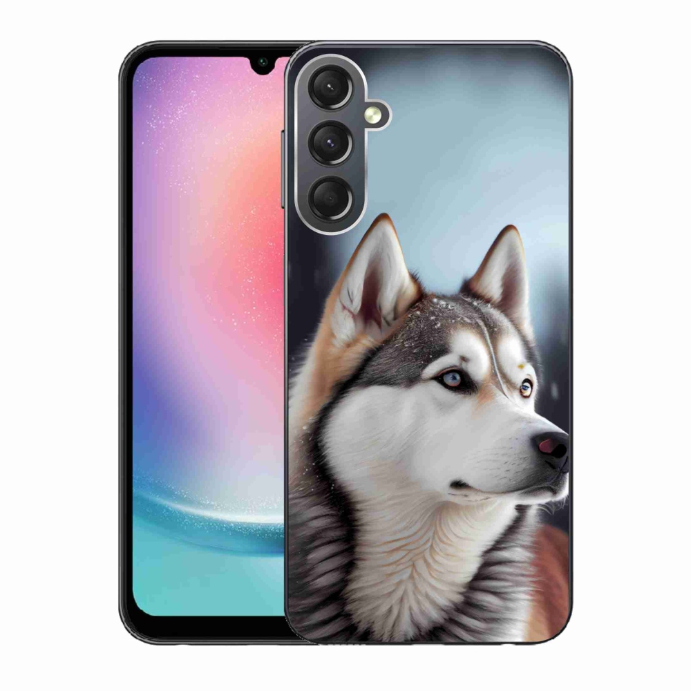 Gelový kryt mmCase na Samsung Galaxy A24 - sibiřský husky