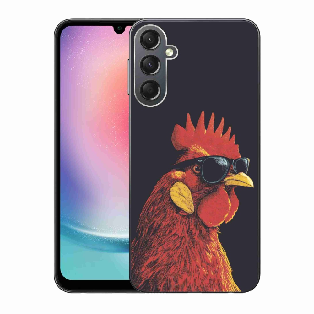 Gelový kryt mmCase na Samsung Galaxy A24 - stylový kohout