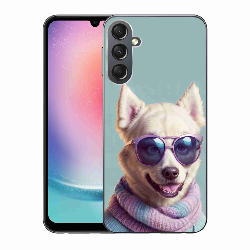 Gelový kryt mmCase na Samsung Galaxy A24 - stylový německý špic