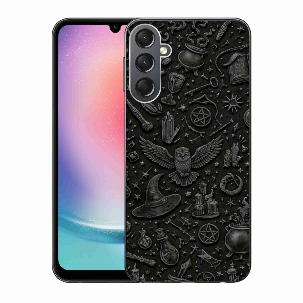 Gelový kryt mmCase na Samsung Galaxy A24 - tmavý magický svět