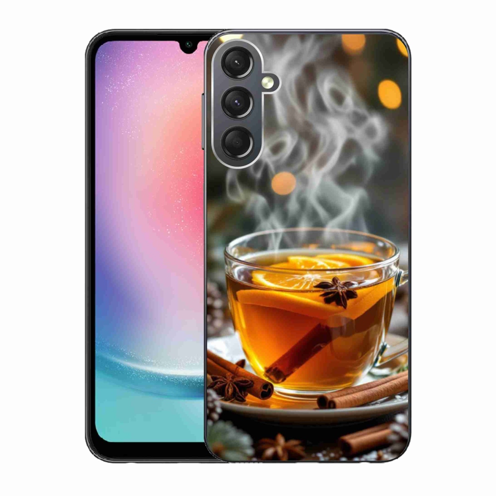 Gelový kryt mmCase na Samsung Galaxy A24 - vánoční punč