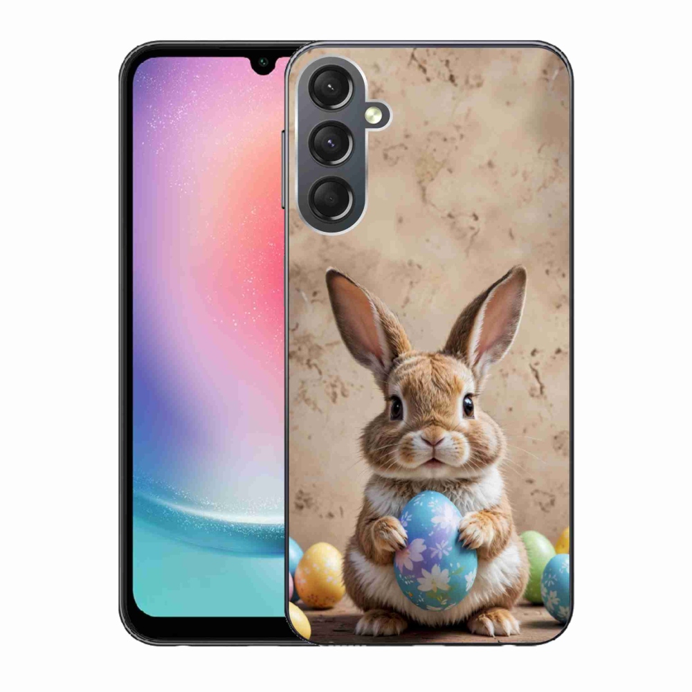 Gelový kryt mmCase na Samsung Galaxy A24 - velikonoční králíček