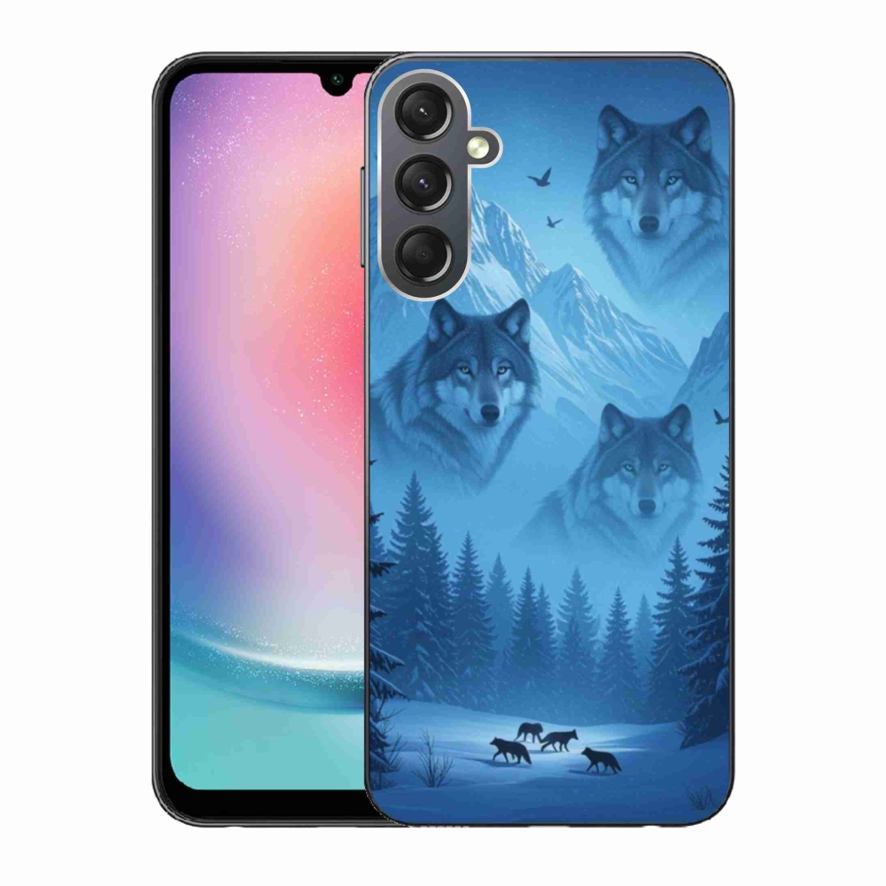 Gelový kryt mmCase na Samsung Galaxy A24 - vlčí smečka