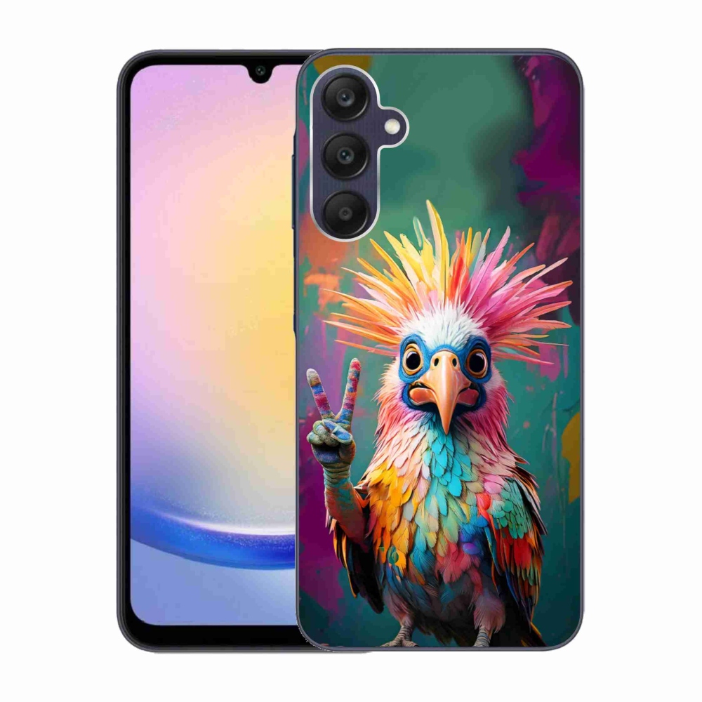 Gelový kryt mmCase na Samsung Galaxy A25 5G - barevný rebel