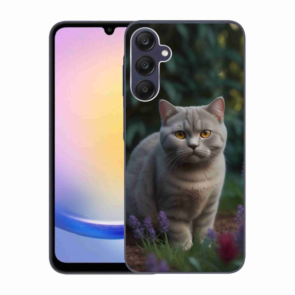 Gelový kryt mmCase na Samsung Galaxy A25 5G - britská kočka