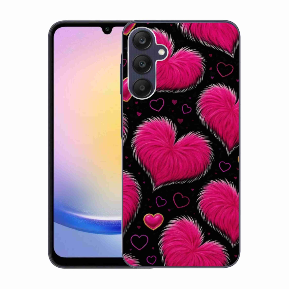 Gelový kryt mmCase na Samsung Galaxy A25 5G - hebká srdce