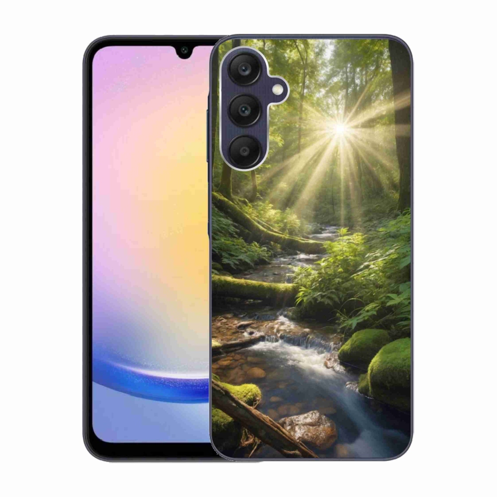 Gelový kryt mmCase na Samsung Galaxy A25 5G - hlubina lesa