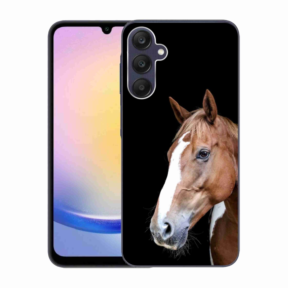 Gelový kryt mmCase na Samsung Galaxy A25 5G - hnědý kůň 3