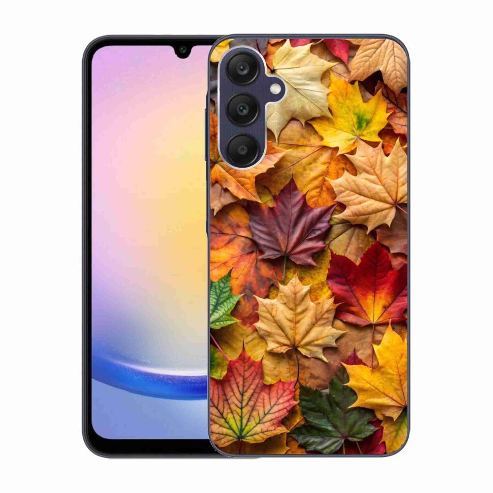 Gelový kryt mmCase na Samsung Galaxy A25 5G - javorové listy 2