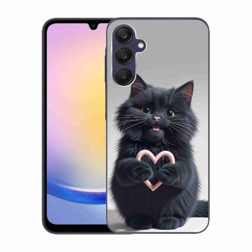 Gelový kryt mmCase na Samsung Galaxy A25 5G - kočičí láska 3