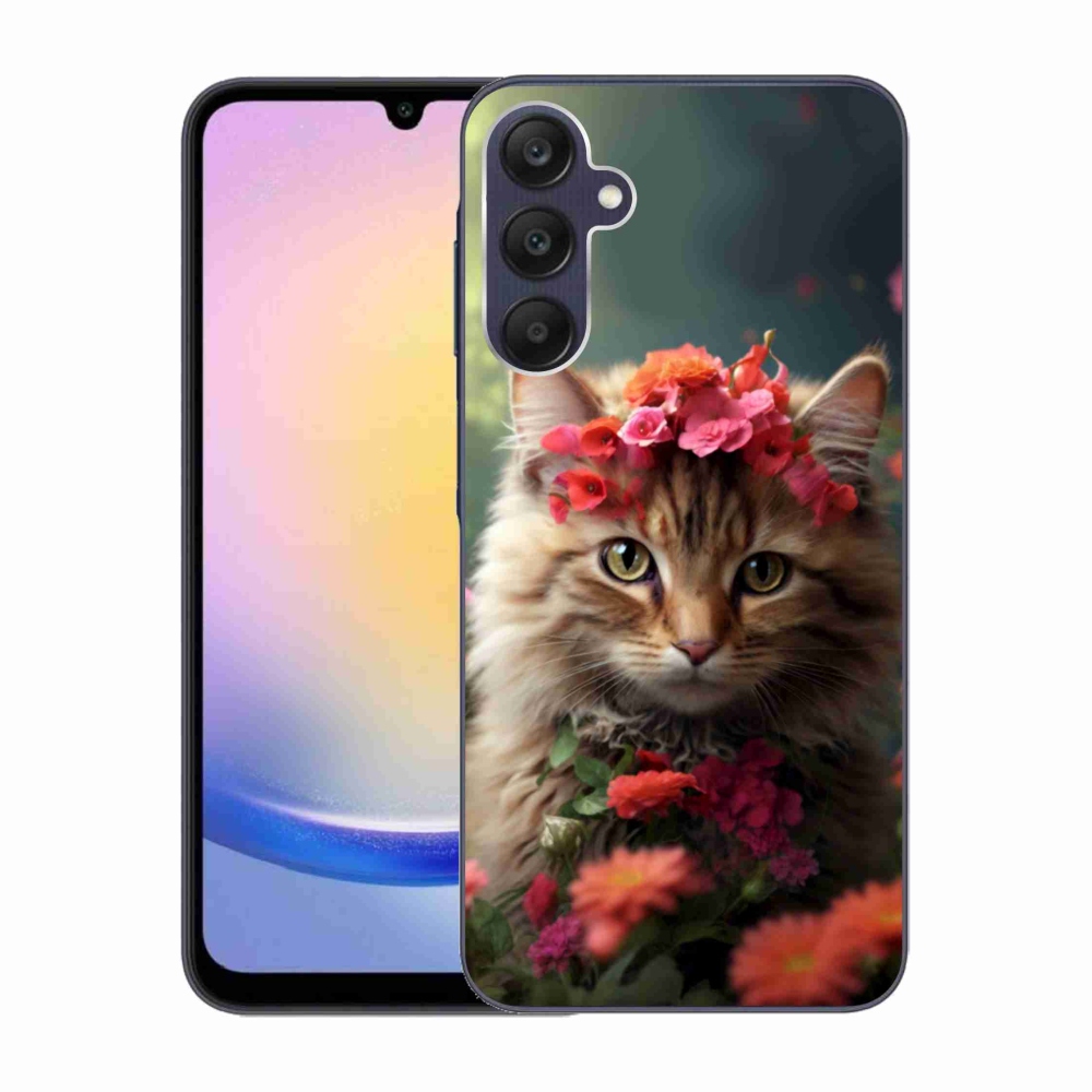 Gelový kryt mmCase na Samsung Galaxy A25 5G - kočíčí princezna