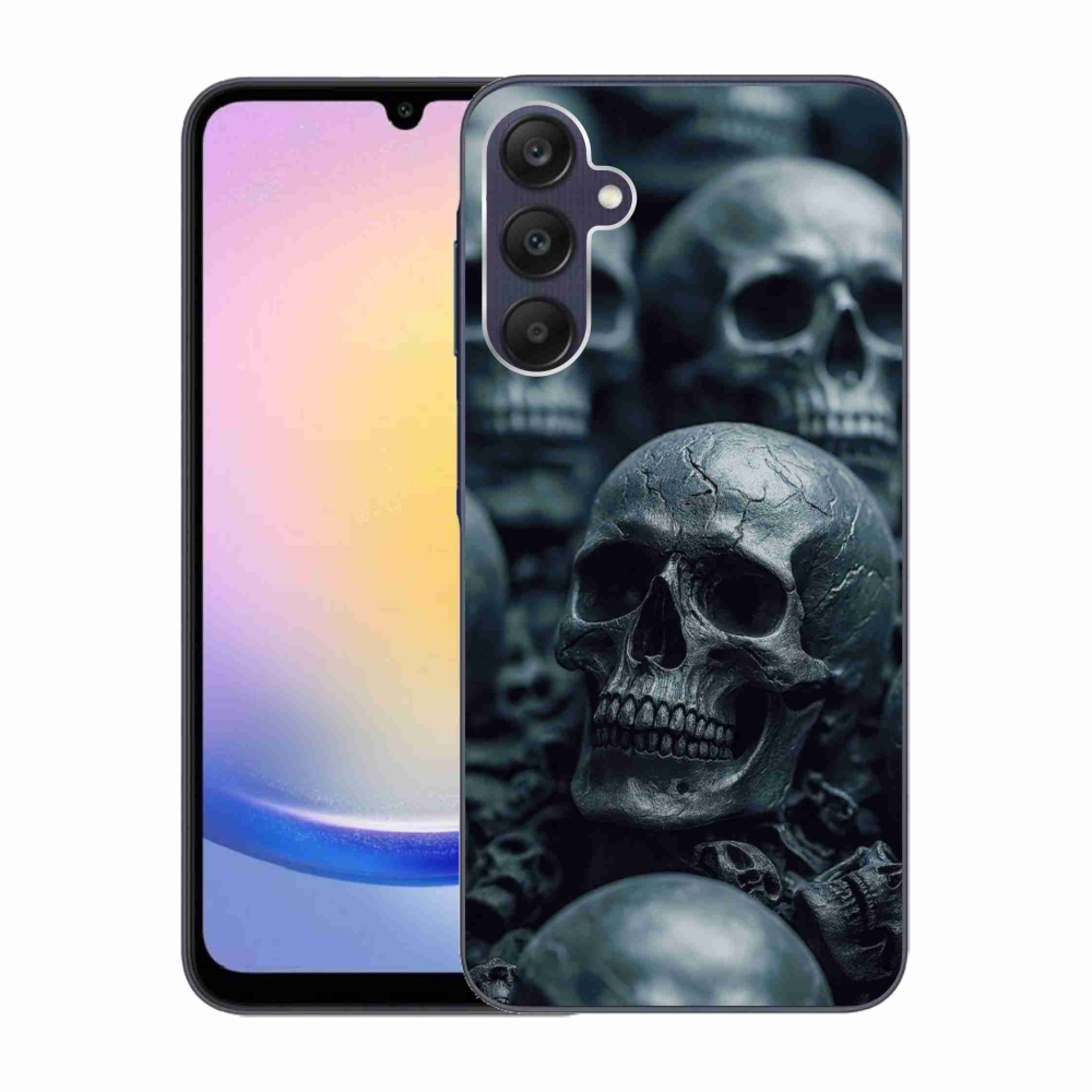 Gelový kryt mmCase na Samsung Galaxy A25 5G - lebka 2