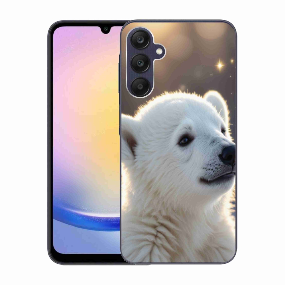 Gelový kryt mmCase na Samsung Galaxy A25 5G - lední medvěd