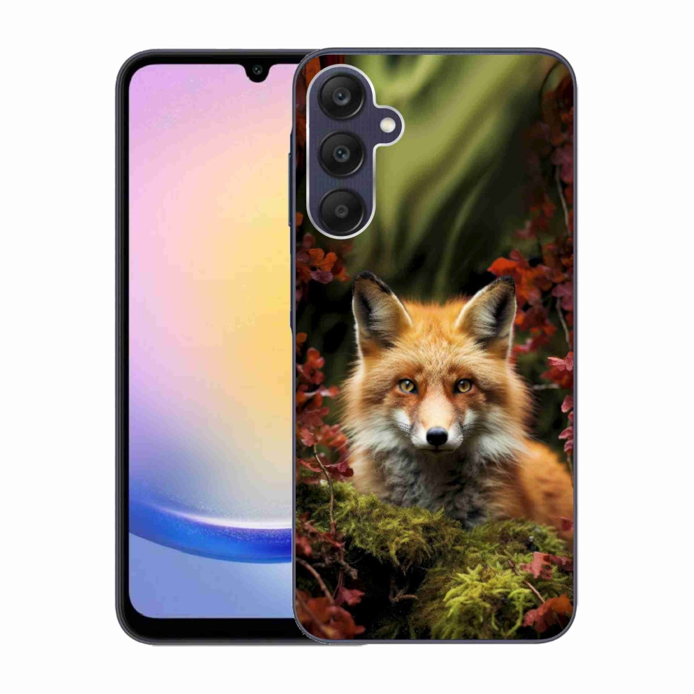 Gelový kryt mmCase na Samsung Galaxy A25 5G - liška v lese